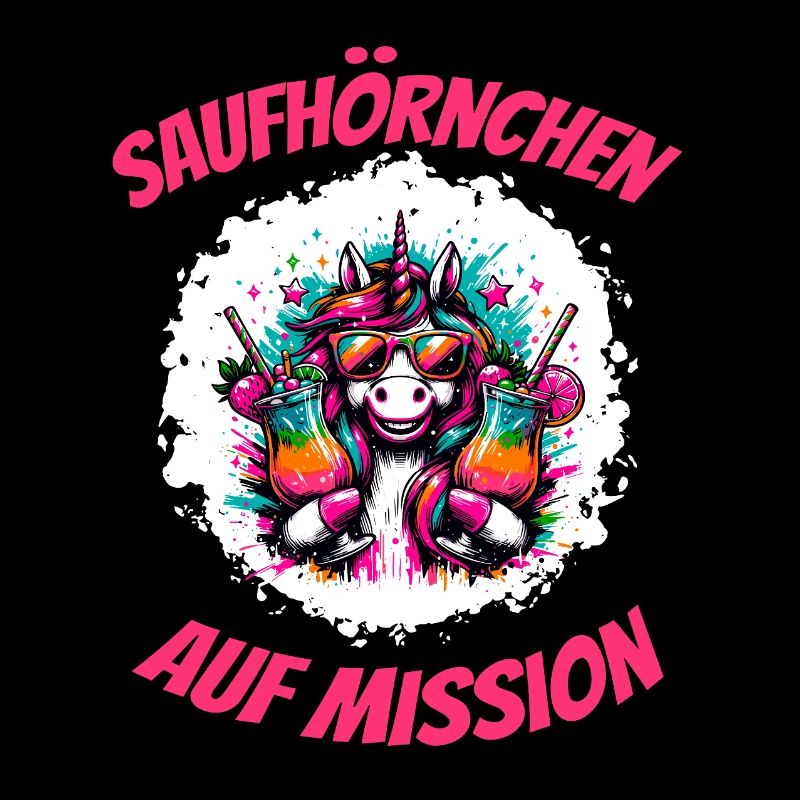Mallorca Shirt Drinking Vacation Unicorn Funny Par