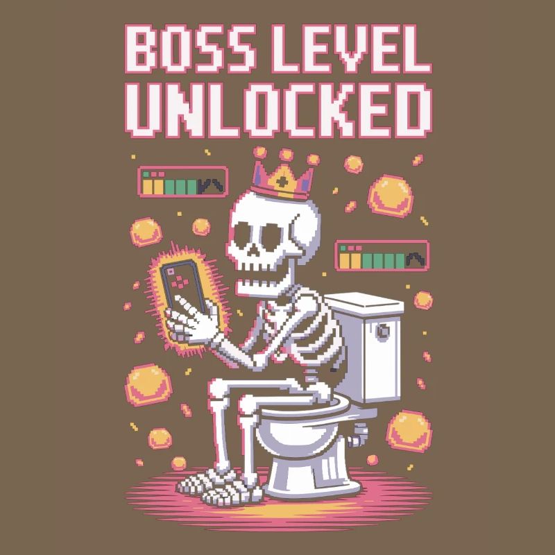 Niveau de final débloqué - Retro Gaming Skeleton activé