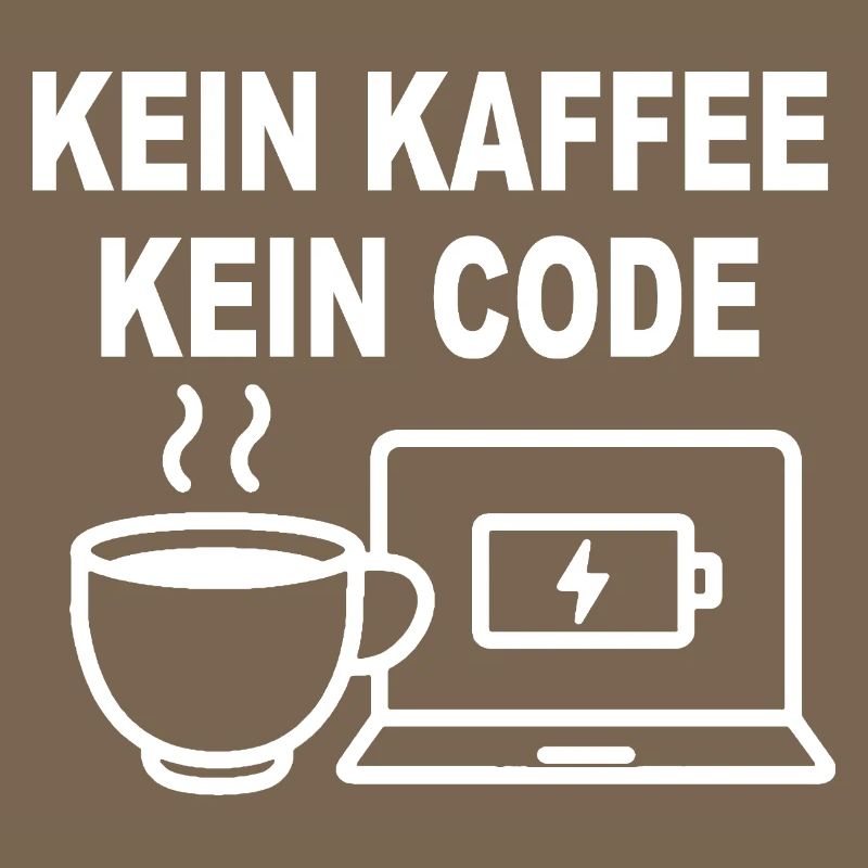 Kein Kaffee Kein Code - Conception de programmeur amusant