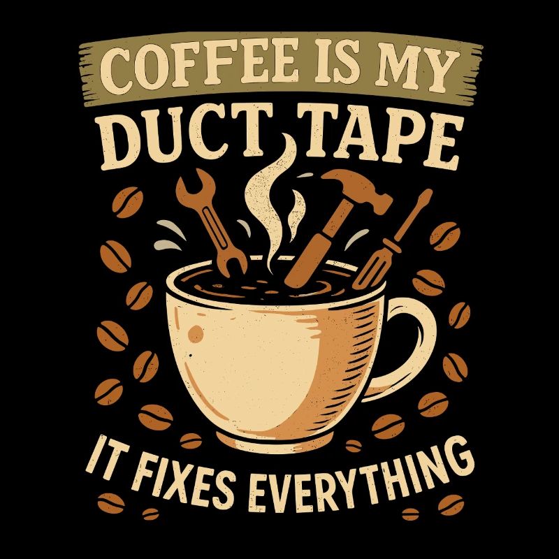 Coffee is my tape that fixes everything