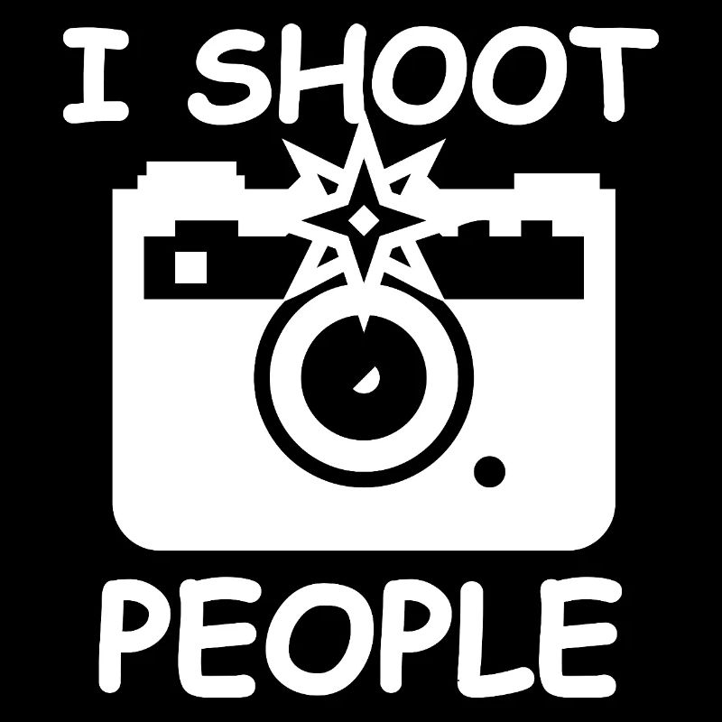 I Shoot People Tee Camera