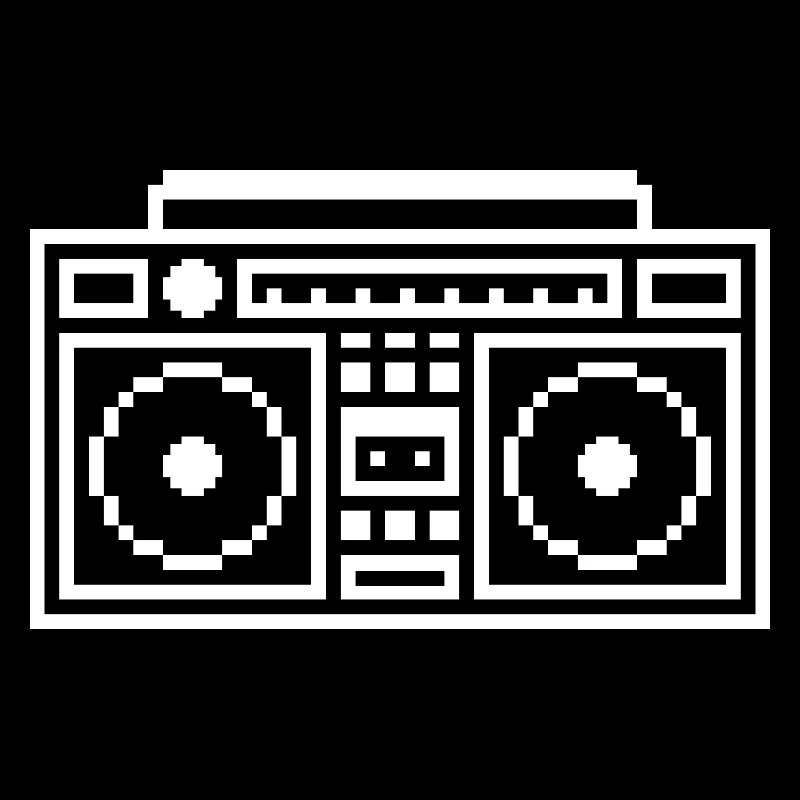 Ghetto Blaster: Retro, Music & Pixel Style
