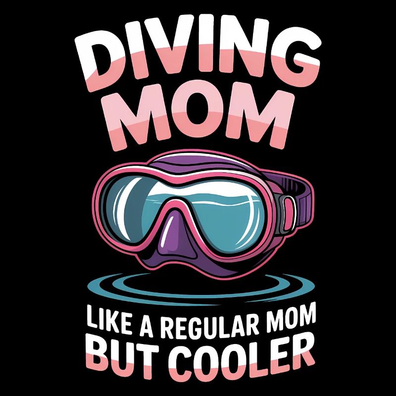 Plongée Dire Maman Drôle Plongée Cadeau