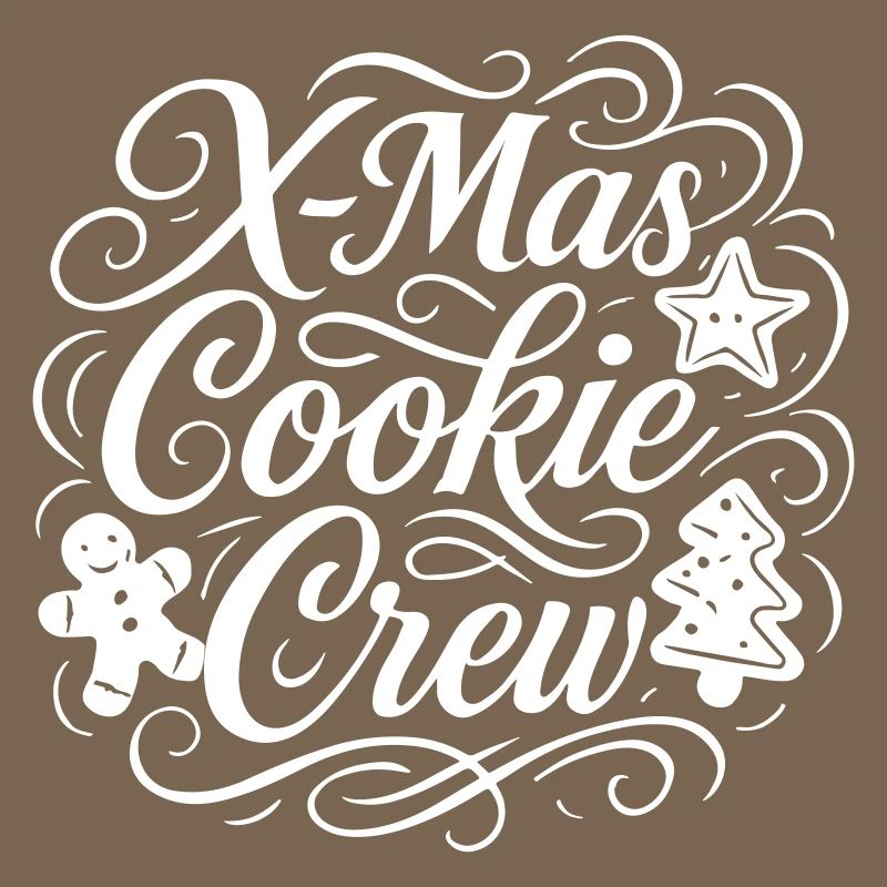 Équipe de Noël de cuisson des biscuits