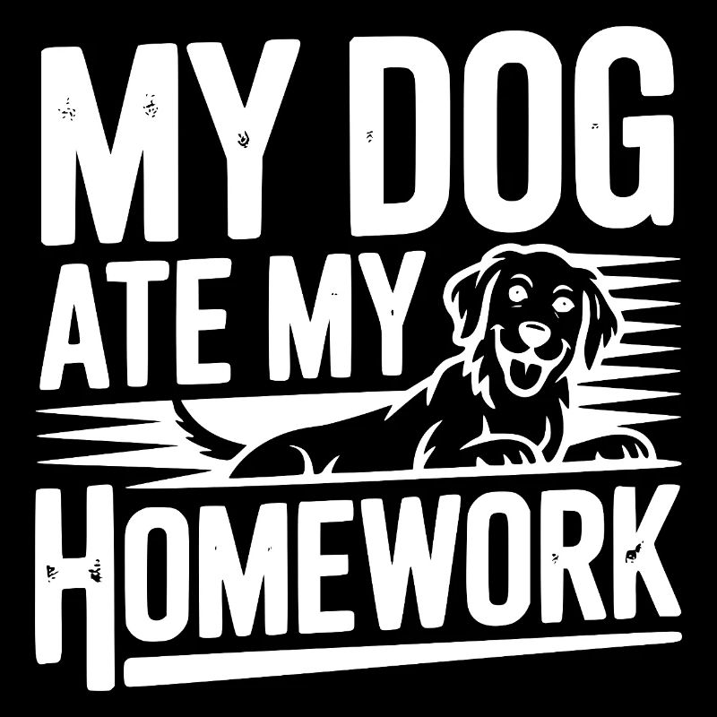 Mon chien a mangé mes devoirs