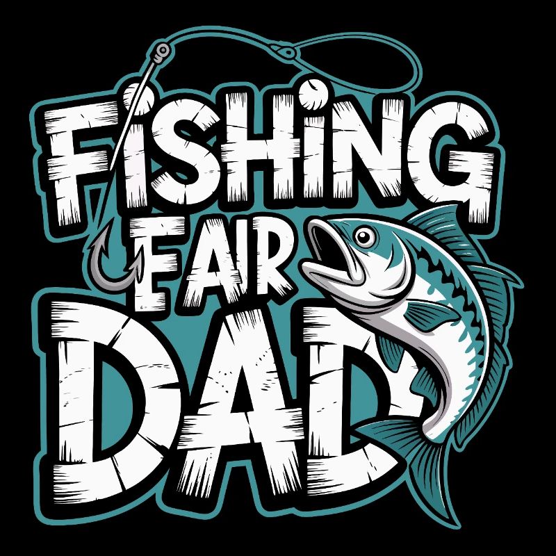 Pêcheur papa Comic Tee