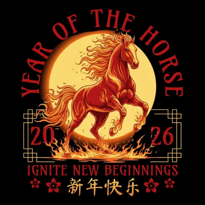 Nouvel An Chinois Année du Cheval de Feu 2026