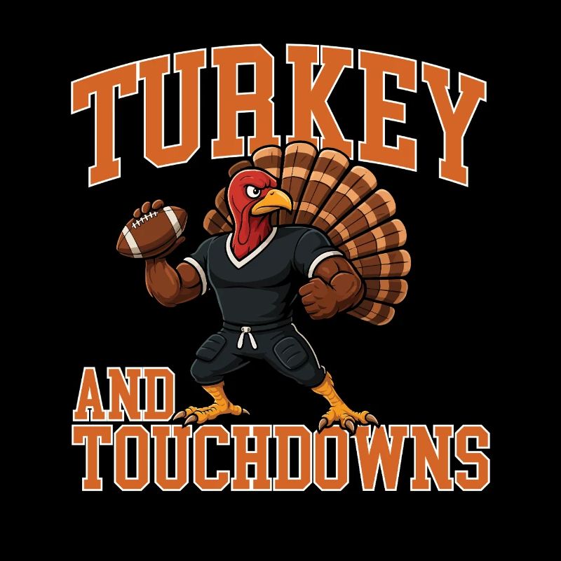 Turkey And Touchdowns Fall Football Feast