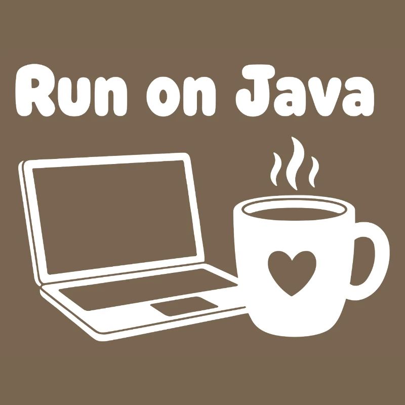 Java Run Cafe Ordinateur portable Coeur