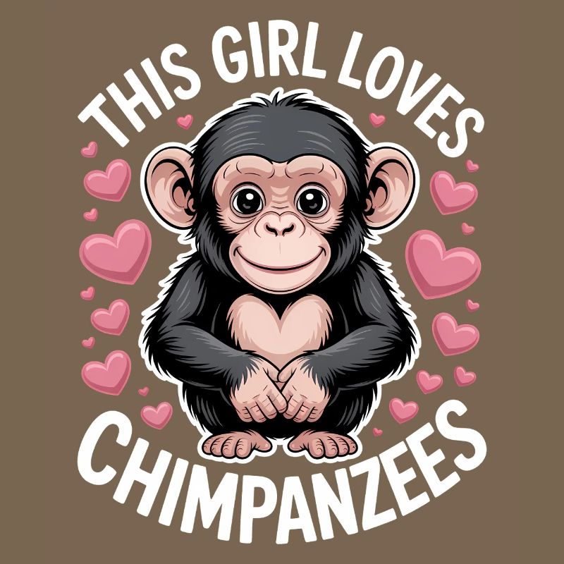 Chimpanzee Saying Monkey Funny Chimpanzee Gift