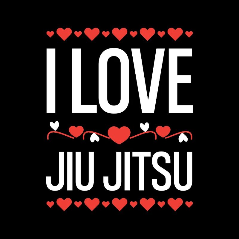 J’aime les cœurs de Jiu Jitsu