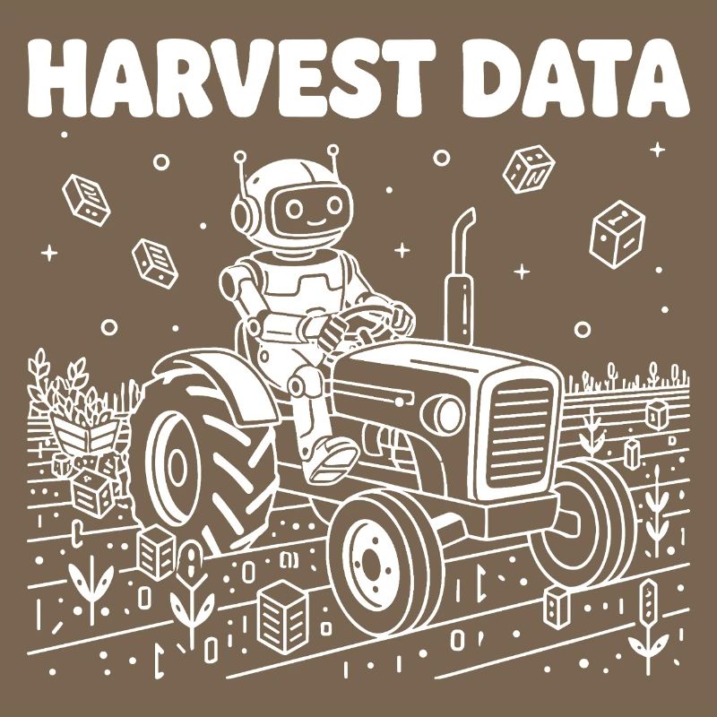 Harvest Data robot on tractor