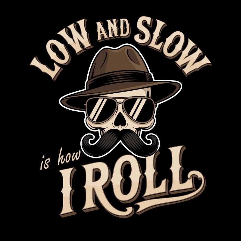 Low and Slow Roll BBQ Motif