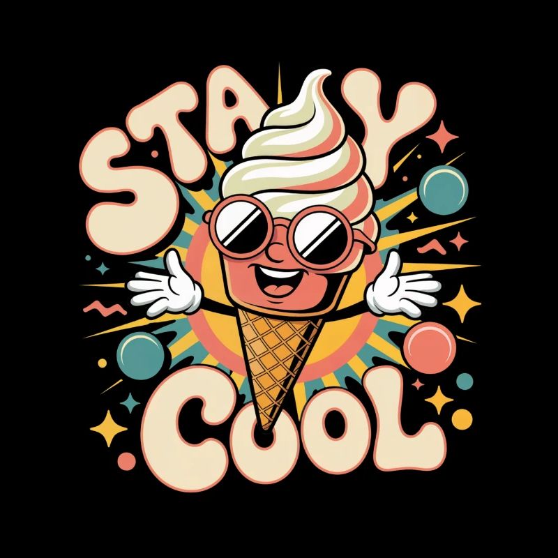 Glace rétro