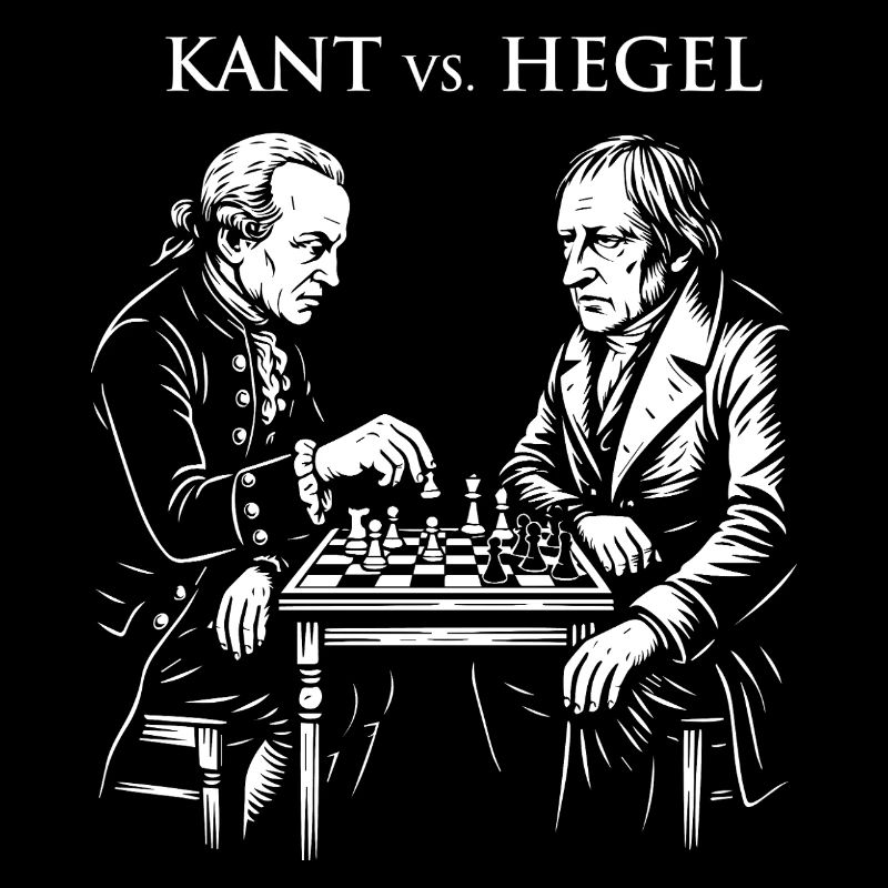 Duel d’échecs Kant vs Hegel