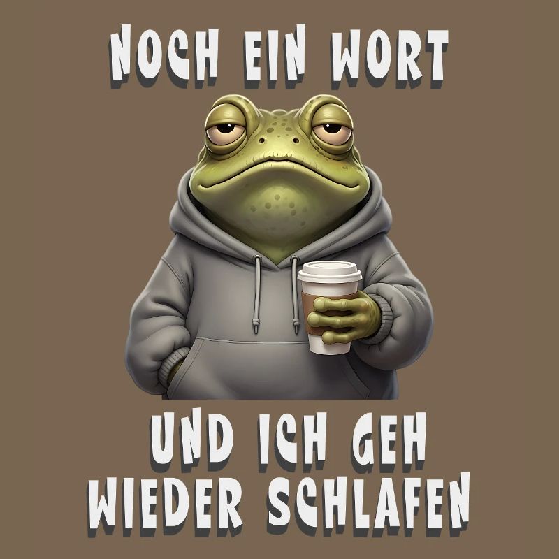 Grumpy Frog Coffee Mood