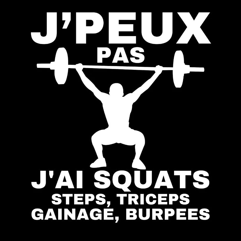 Je peux pas j'ai squats steps, triceps, ganage