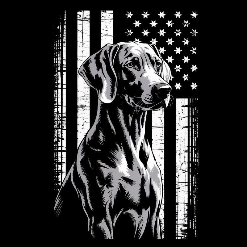 Chien gris avec rayures étoilées