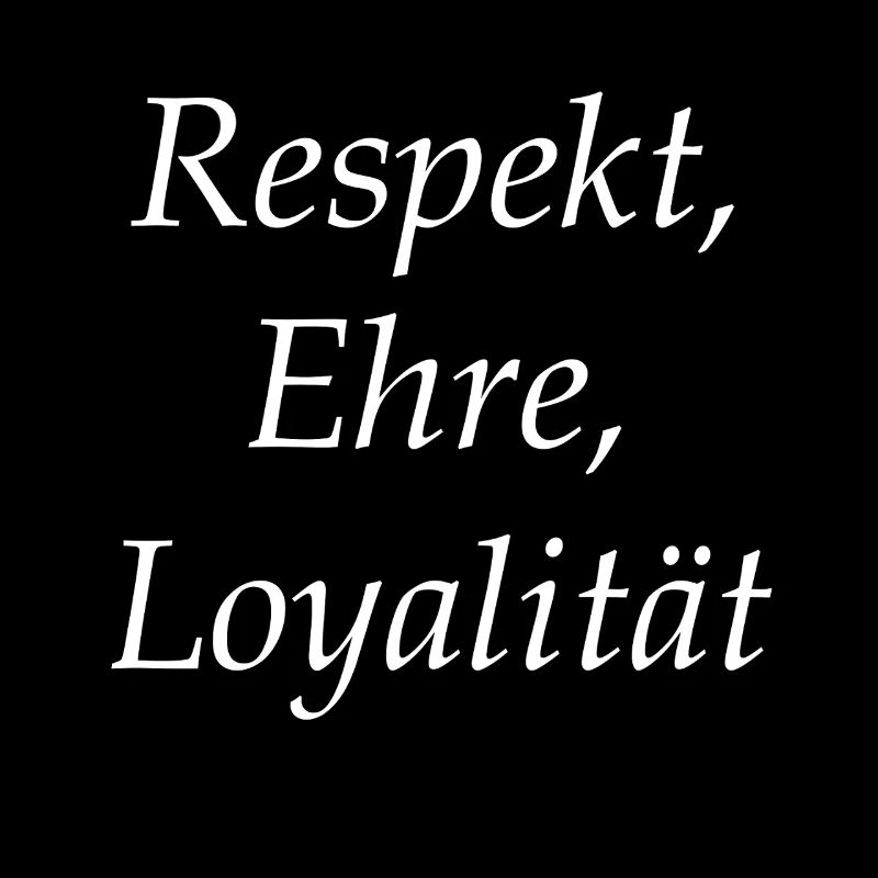 Devise Respect, Honneur Loyalty