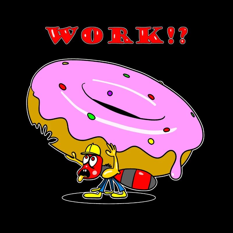 Dessin animé Ouvrière Donut de Fourmi