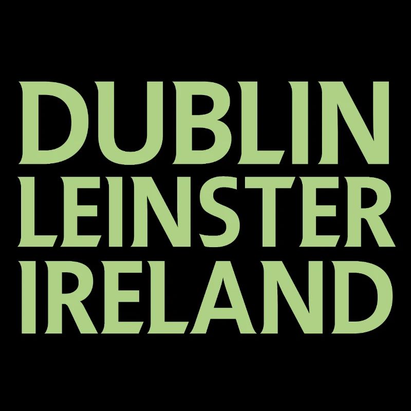 Dublin – Ireland Textdesign