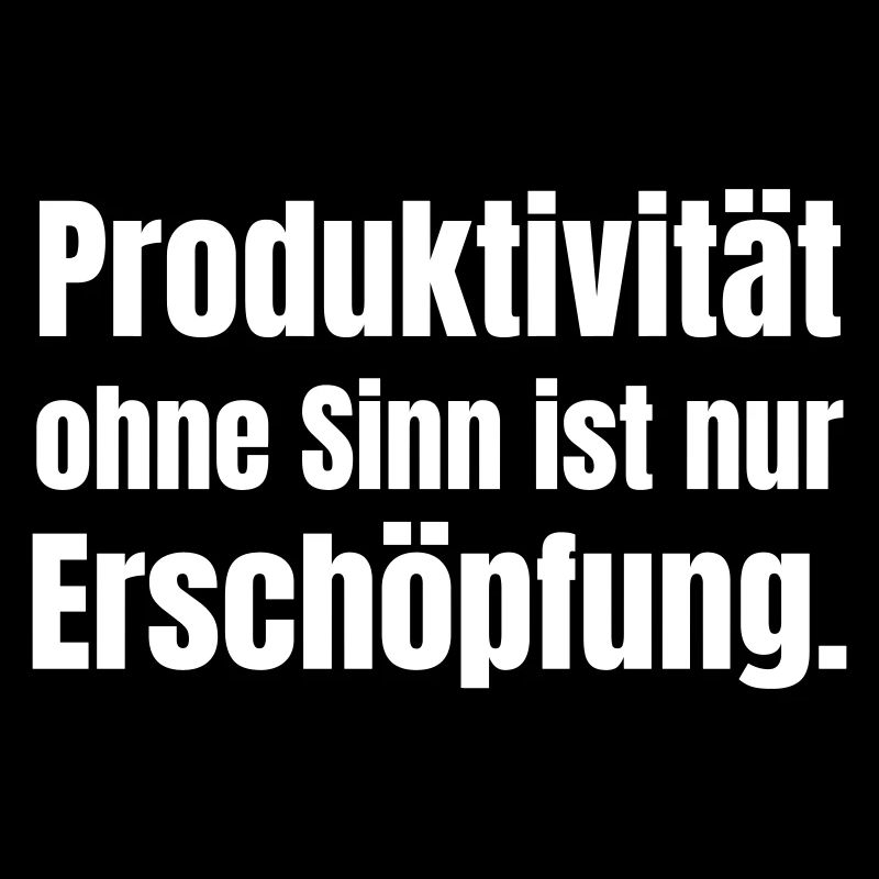 Productivity with Purpose Typography Statement