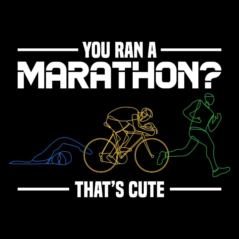 Humour marathonique - Avez-vous couru un marathon ? C’est mignon