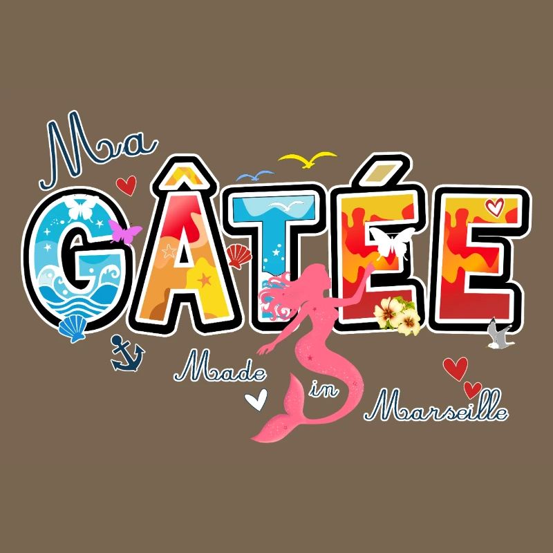 Ma Gatée, Expression marseillaise, valentines gift