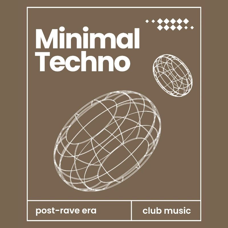 Conception minimale des sphères musicales techno