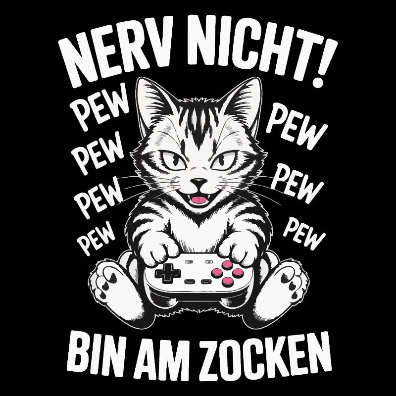 Courage Not I Gaming Cat Design