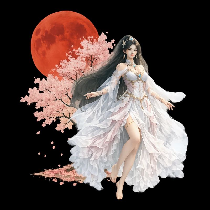 Enchanteresse Fleur au Clair de Lune