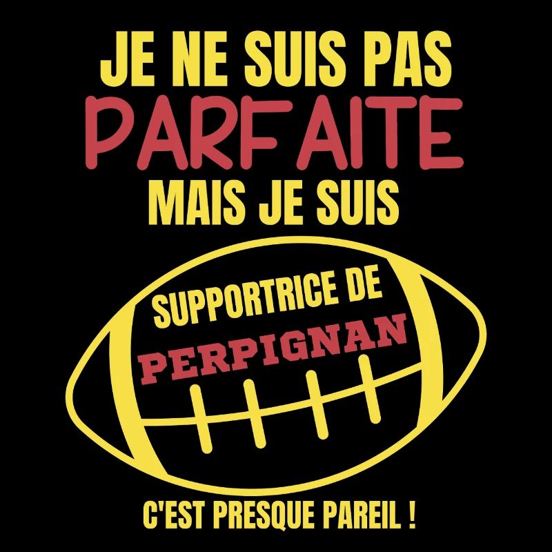 Supportrice de Perpignan Humour