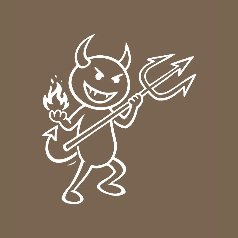 Devilish Flames - Devil with Flames