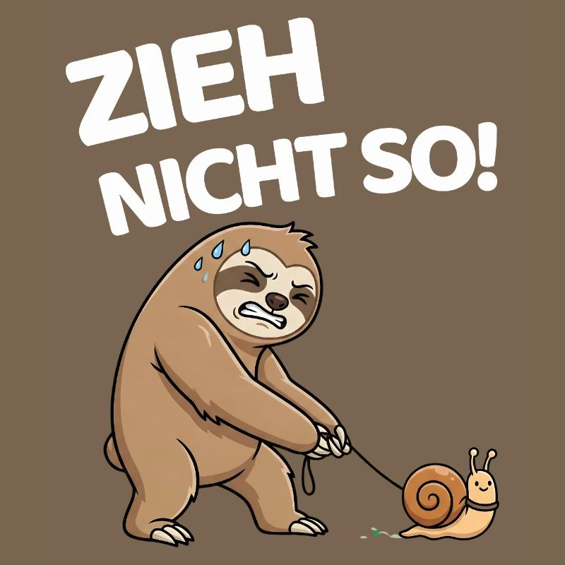 Don't pull so sloth with snail