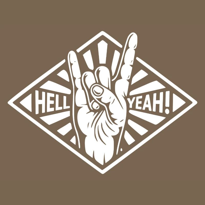 Hell Yeah Hand Gesture