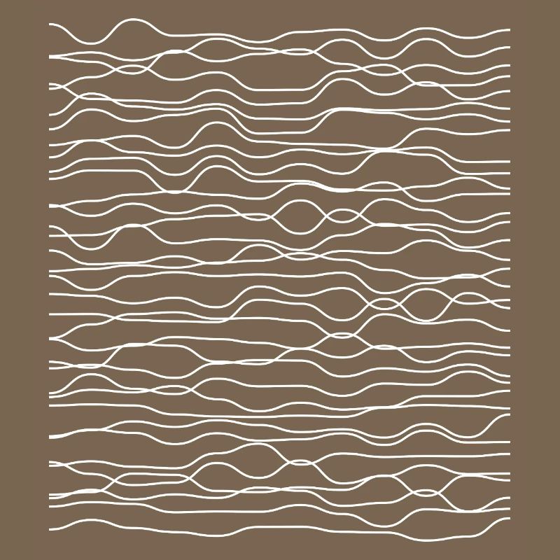 Wavy Line Echoes Pattern