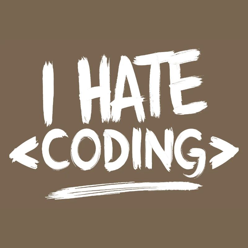 Je déteste coder Programmeur Web