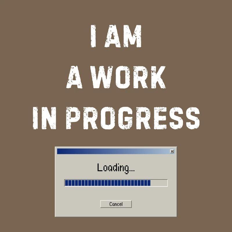 Work in progress – Loading bar - Travail bureau