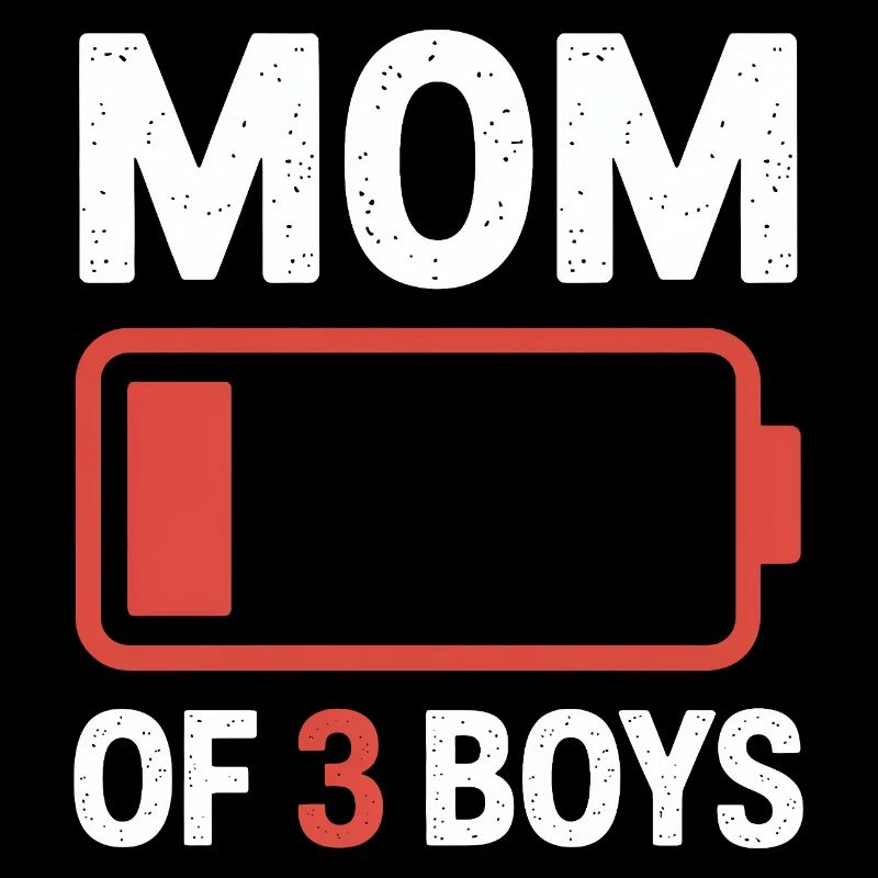 Graphique de la batterie maman de 3 garçons