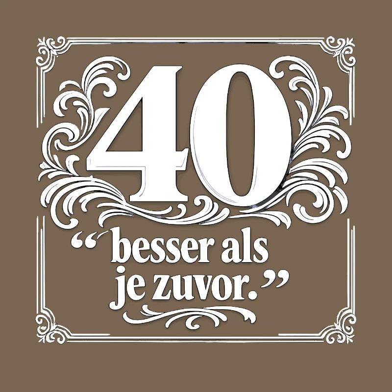 40 Better Than Ever – Ornate Frame