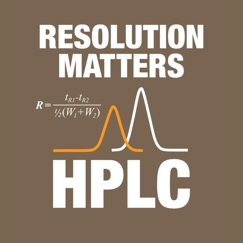 HPLC Peak Resolution Performance Chromatography