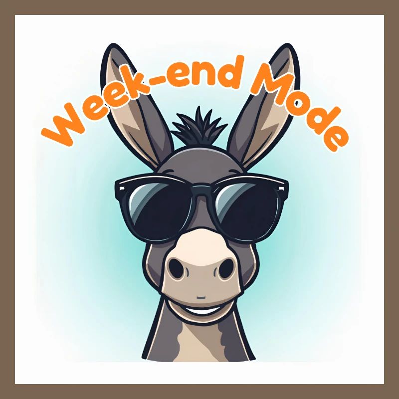 Âne Week-end Mode