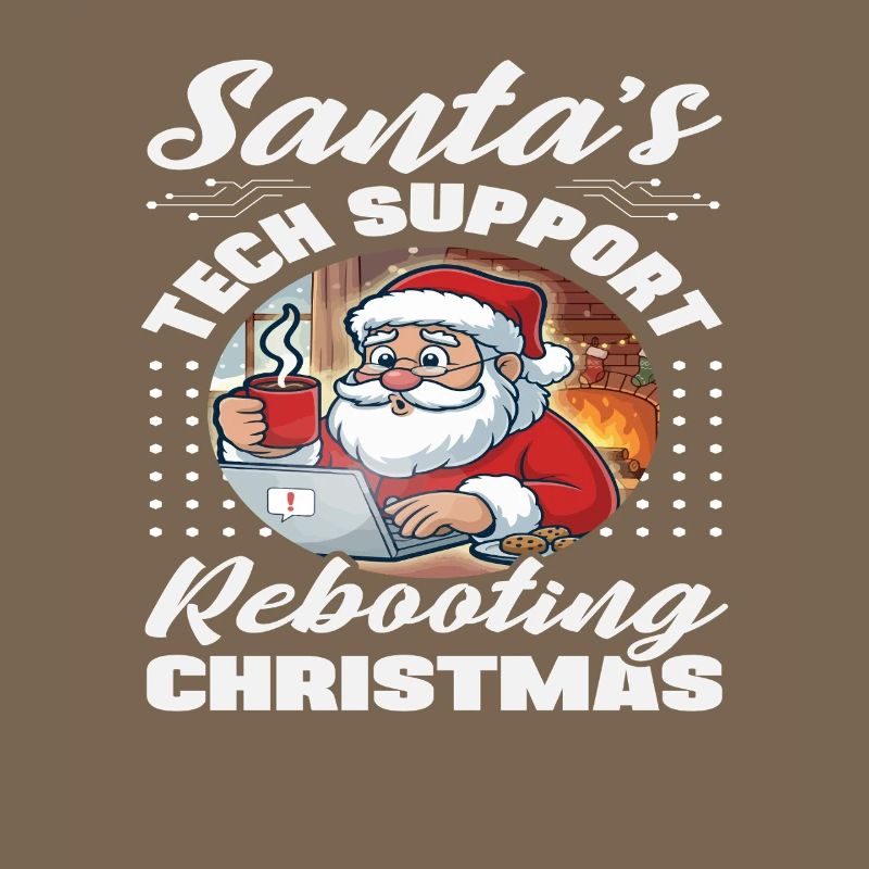 Support technique du Père Noël pour l’informatique de Noël