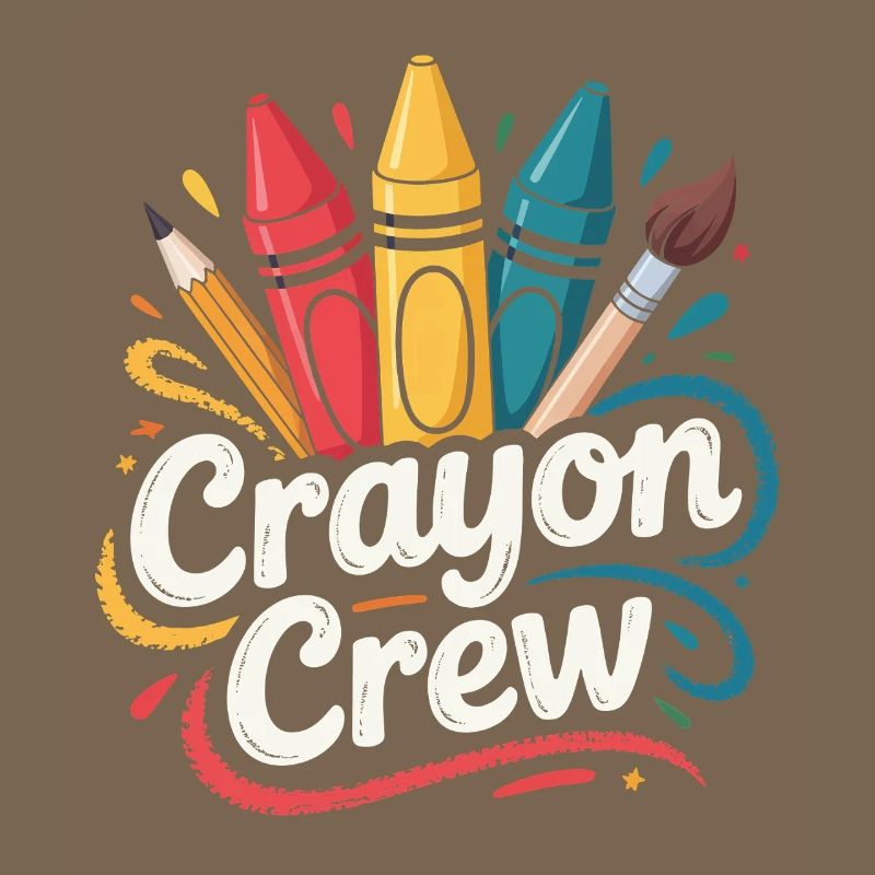 Explosion de couleurs de l’équipe Crayon