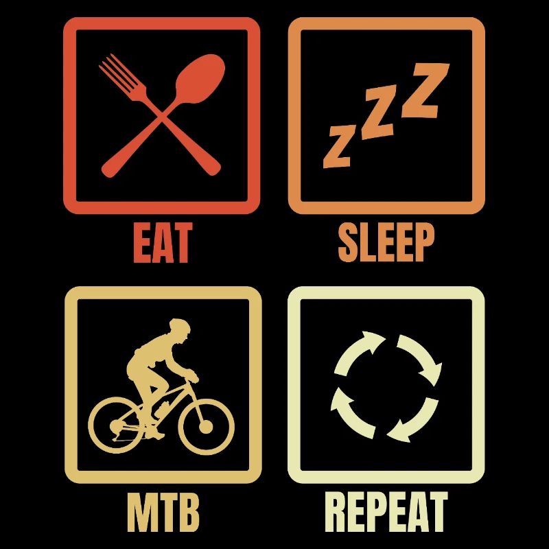 Mange, Dors, Répète en MTB