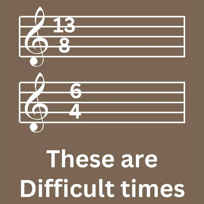 Ce sont des temps difficiles Jeu de mots musical