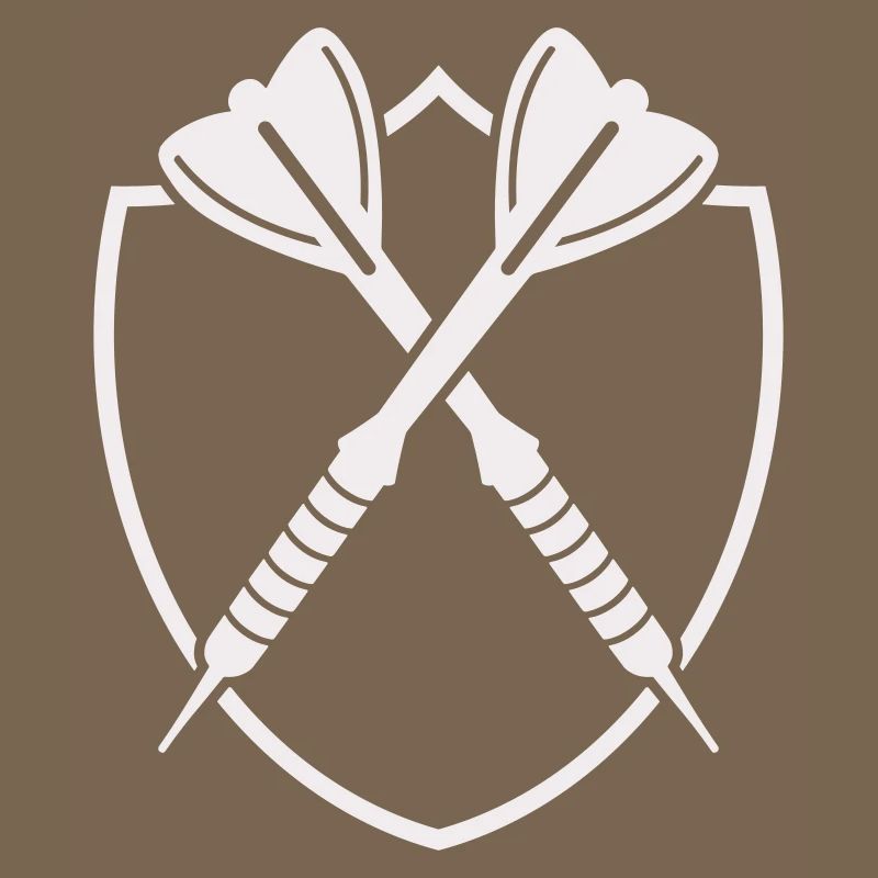 Croix de Bouclier de Fléchettes – Symbole de Précision