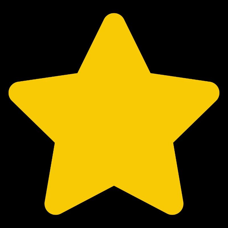 Accent étoile jaune : Simple Star