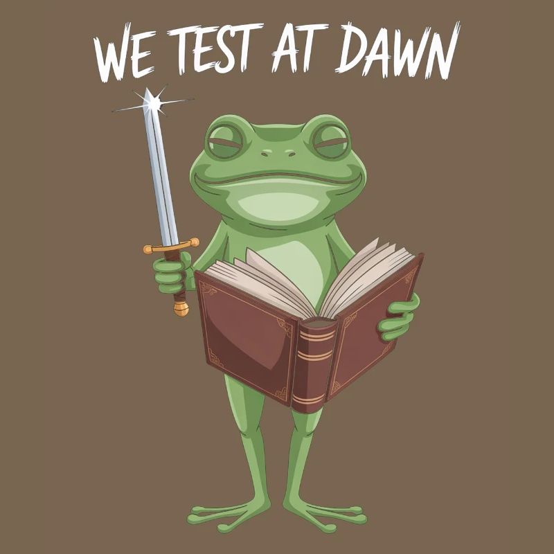 We Test at Dawn Frog Wizard