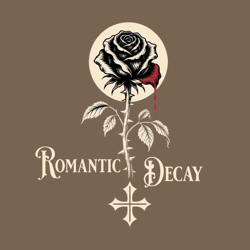 Romantic Decay Gothic Rose Design